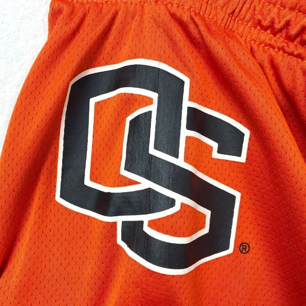 Womens Oregon State University Beavers Orange Shorts Small Sports Colosseum